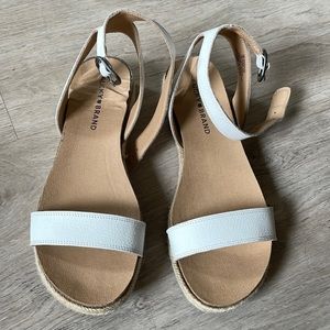 Women’s Lucky Brand Espadrille Sandals, white, size 8.5